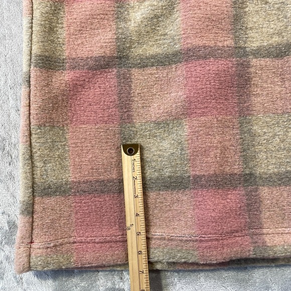 Xirena Jacket Coat Womens Medium Cole Plaid Mink Rose Soft Neutral USA - Picture 8 of 12